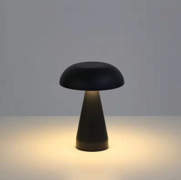 Danish Mushroom – Rechargeable Touch Table Lamp (Dimmable, Portable)