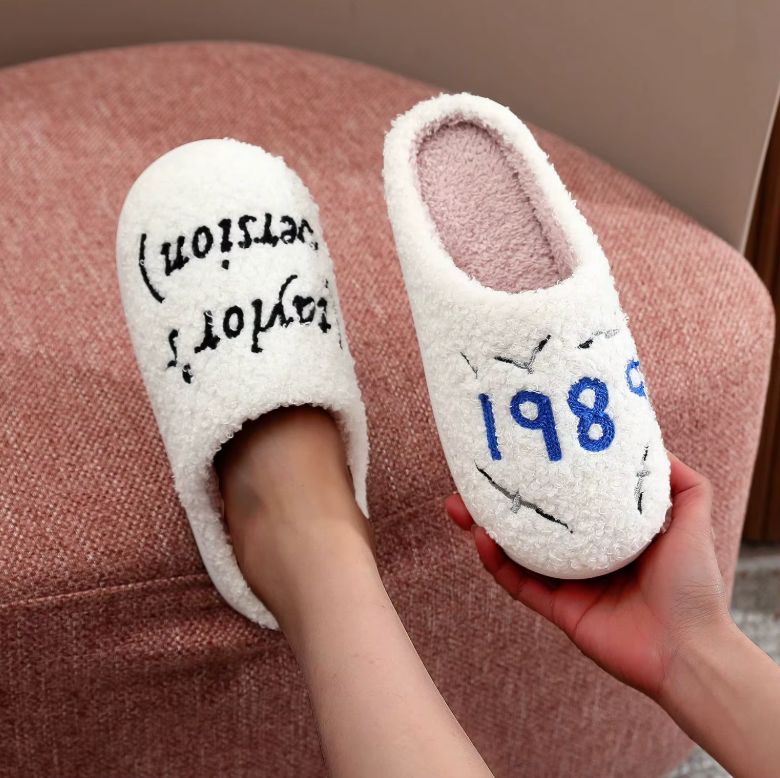 Taylor’s Version Winter Slippers – Cozy Elegance for Indoor Comfort