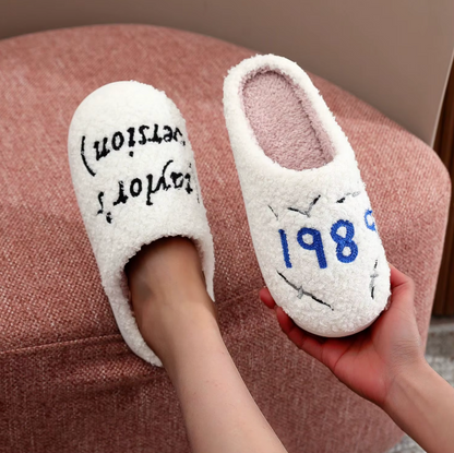 Taylor’s Version Winter Slippers – Cozy Elegance for Indoor Comfort