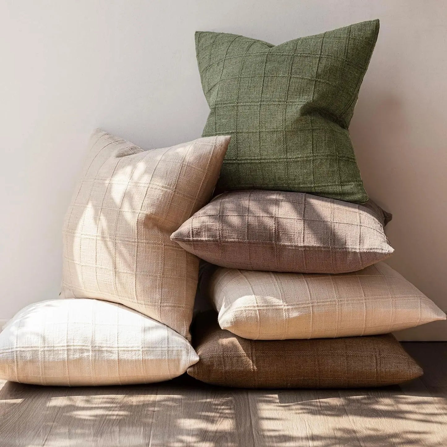 Classic Grid Cushion Cover Collection
