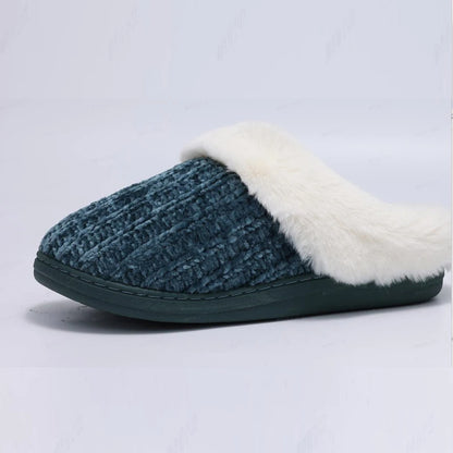 Women's Knitted Winter Slippers – Plush Comfort for Cozy Winter Days