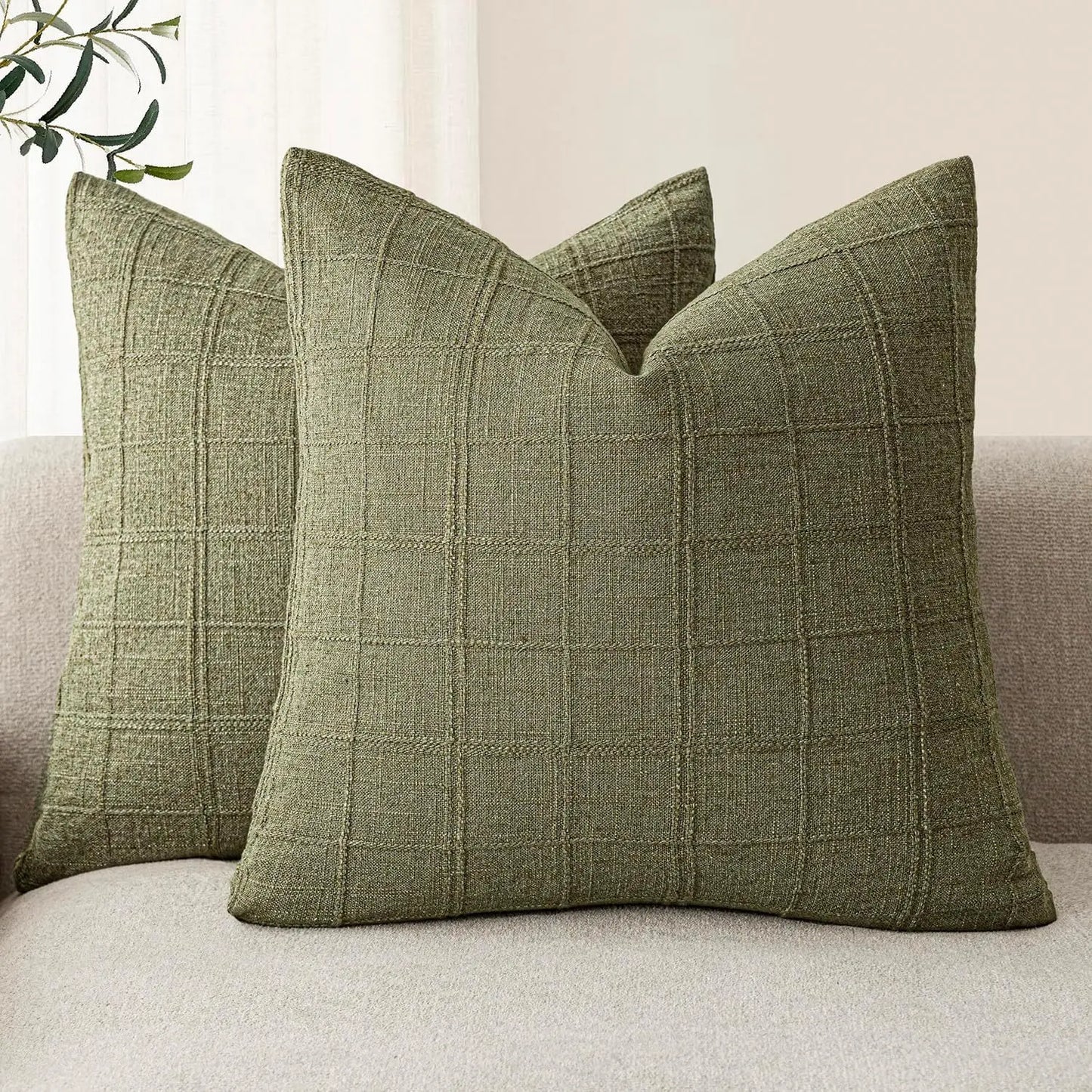 Classic Grid Cushion Cover Collection